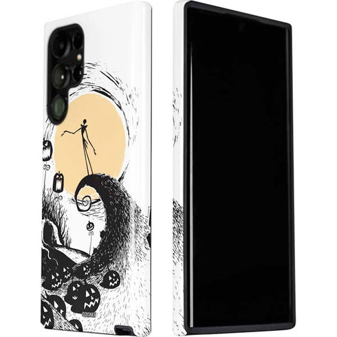 Disney The Nightmare Before Christmas Jack on Spiral Hill Art Galaxy S22 Ultra Pro Case