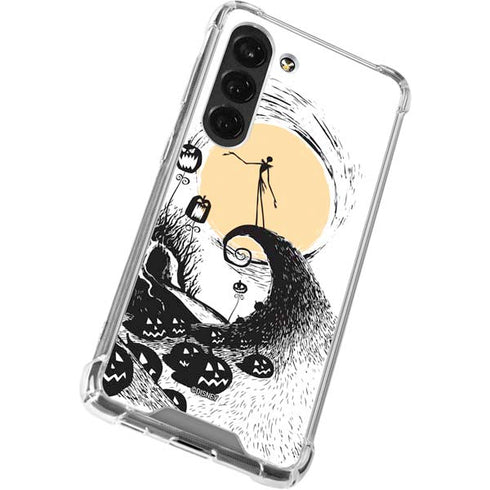 Disney The Nightmare Before Christmas Jack on Spiral Hill Art Galaxy S23 Clear Case