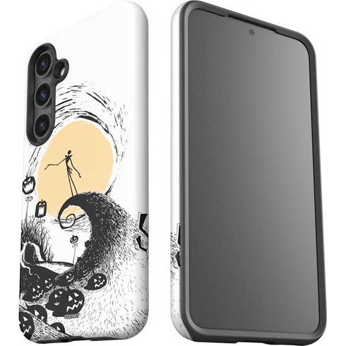 Disney The Nightmare Before Christmas Jack on Spiral Hill Art Galaxy S24 Plus Impact Case