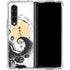 Disney The Nightmare Before Christmas Jack on Spiral Hill Art Galaxy Z Fold4 5G Clear Case