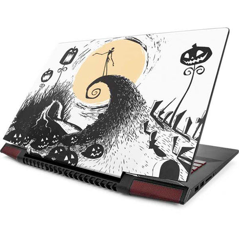 Disney The Nightmare Before Christmas Jack on Spiral Hill Art Lenovo IdeaPad Skin