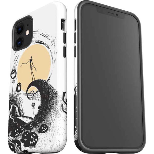 Disney The Nightmare Before Christmas Jack on Spiral Hill Art iPhone 12 Impact Case