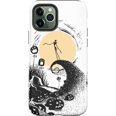 Disney The Nightmare Before Christmas Jack on Spiral Hill Art iPhone 12 Pro Max Impact Case