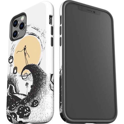 Disney The Nightmare Before Christmas Jack on Spiral Hill Art iPhone 12 Pro Max Impact Case