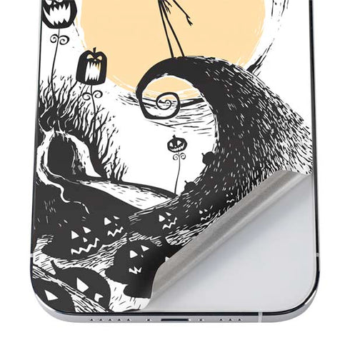 Disney The Nightmare Before Christmas Jack on Spiral Hill Art iPhone 12 Pro Max Skin