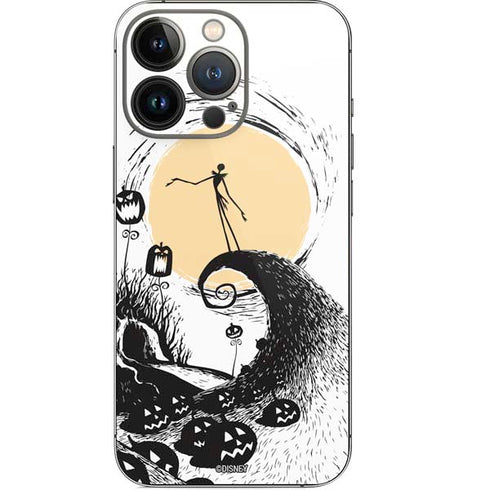 Disney The Nightmare Before Christmas Jack on Spiral Hill Art iPhone 13 Pro Skin