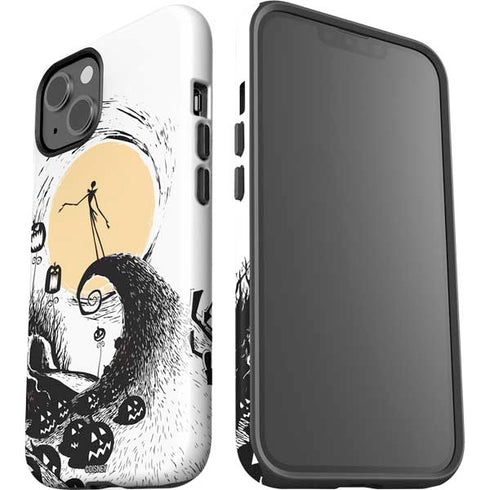 Disney The Nightmare Before Christmas Jack on Spiral Hill Art iPhone 14 Impact Case