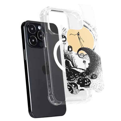 Disney The Nightmare Before Christmas Jack on Spiral Hill Art iPhone 15 Pro MagSafe Case