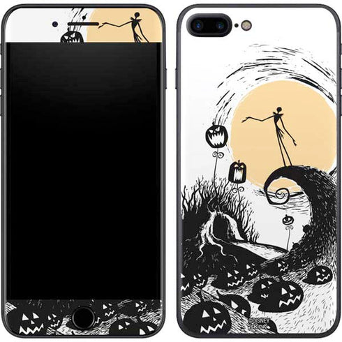 Disney The Nightmare Before Christmas Jack on Spiral Hill Art iPhone 7 Plus Skin