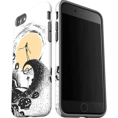 Disney The Nightmare Before Christmas Jack on Spiral Hill Art iPhone SE (2nd & 3rd Gen) Pro Case