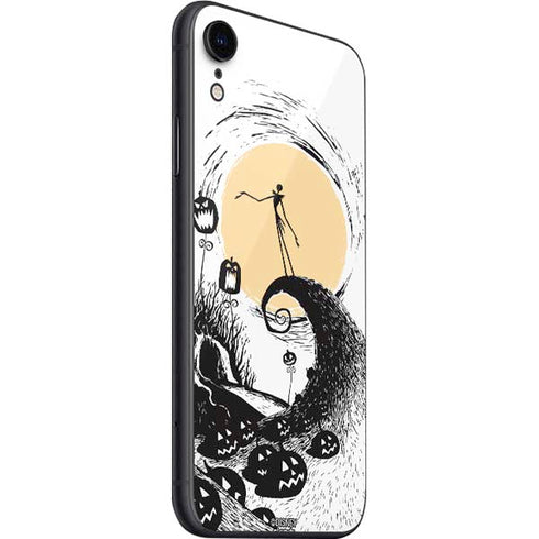 Disney The Nightmare Before Christmas Jack on Spiral Hill Art iPhone SE (2nd & 3rd Gen) Skin