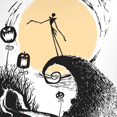 Disney The Nightmare Before Christmas Jack on Spiral Hill Art iPhone XS Skin