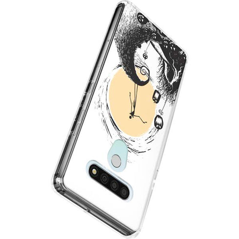 Disney The Nightmare Before Christmas Jack on Spiral Hill Art LG Stylo 6 Clear Case