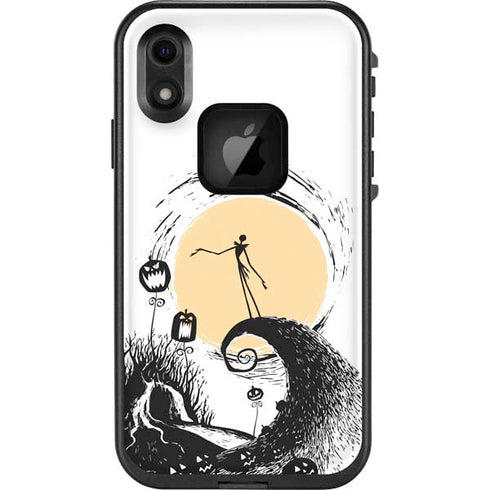 Disney The Nightmare Before Christmas Jack on Spiral Hill Art LifeProof Fre iPhone Skin