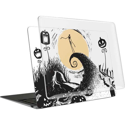 Disney The Nightmare Before Christmas Jack on Spiral Hill Art MacBook Air 15in (2023-2025) Case plus Skin