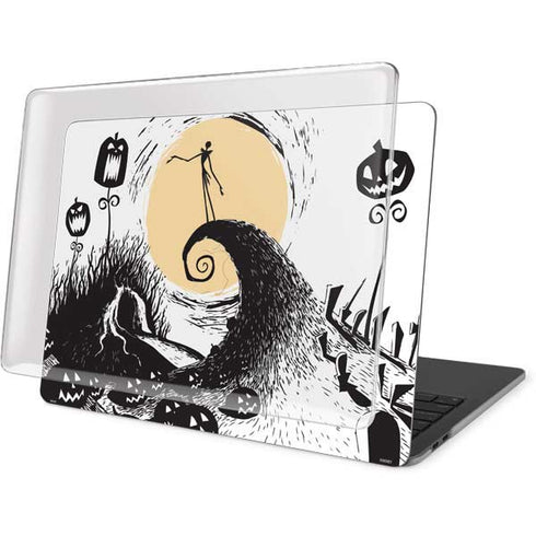 Disney The Nightmare Before Christmas Jack on Spiral Hill Art MacBook Pro 13in (2020) Case plus Skin