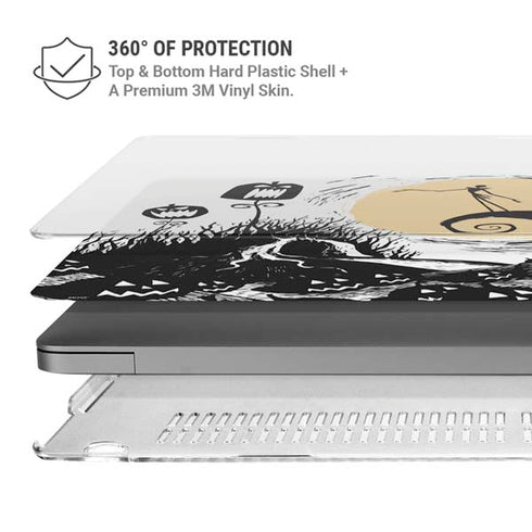 Disney The Nightmare Before Christmas Jack on Spiral Hill Art MacBook Pro 16in (2021-25) Case plus Skin