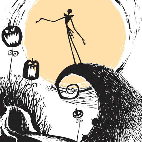 Disney The Nightmare Before Christmas Jack on Spiral Hill Art Moto E5 Play Skin