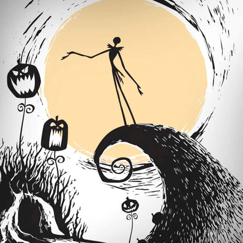 Disney The Nightmare Before Christmas Jack on Spiral Hill Art Moto G6 Skin