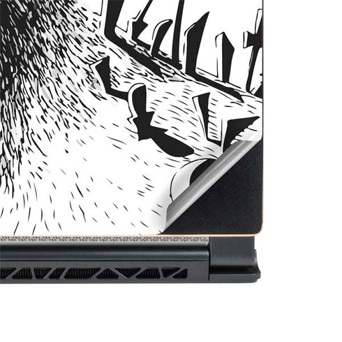 Disney The Nightmare Before Christmas Jack on Spiral Hill Art MSI GS65 Stealth Laptop Skin