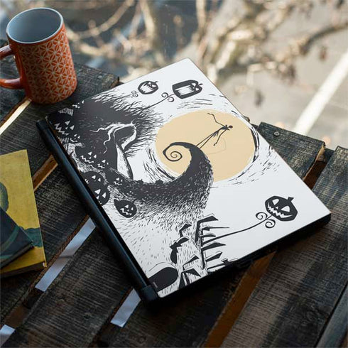 Disney The Nightmare Before Christmas Jack on Spiral Hill Art MSI GS65 Stealth Laptop Skin