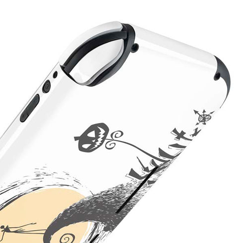 Disney The Nightmare Before Christmas Jack on Spiral Hill Art Nintendo Switch Lite Skin