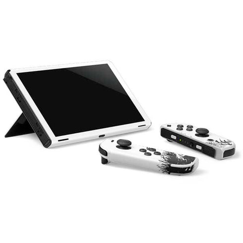 Disney The Nightmare Before Christmas Jack on Spiral Hill Art Nintendo Switch OLED (2021) Skin