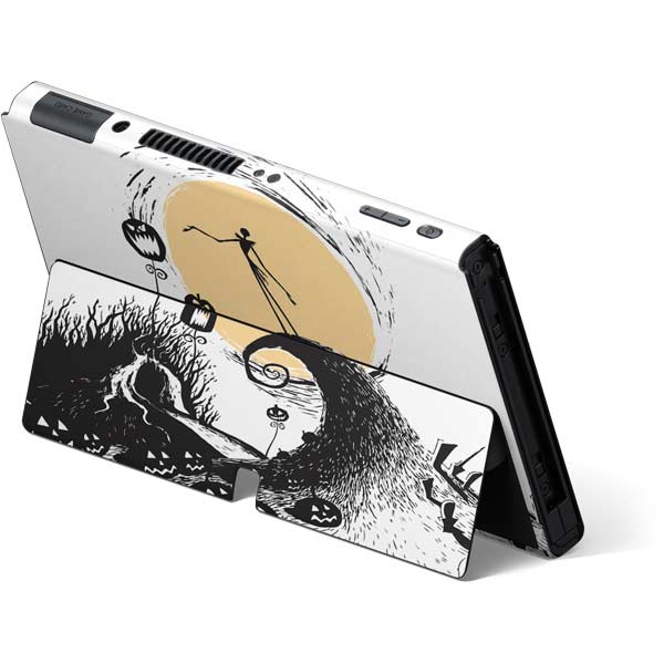 Jack Skellington Pumpkin King Nintendo Switch OLED (2021) Bundle Skin