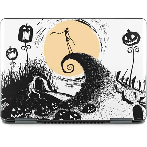 Disney The Nightmare Before Christmas Jack on Spiral Hill Art Notebook 9 Pro 13in (2017) Skin