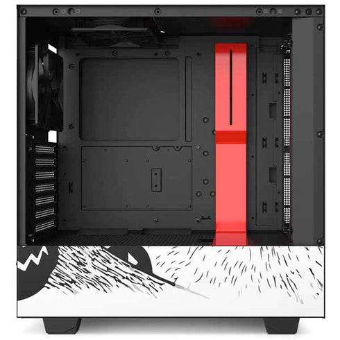 Disney The Nightmare Before Christmas Jack on Spiral Hill Art NZXT H510 Compact ATX Mid-Tower Case Skin