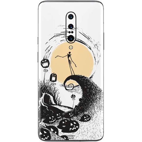 Disney The Nightmare Before Christmas Jack on Spiral Hill Art OnePlus 7 Pro Skin