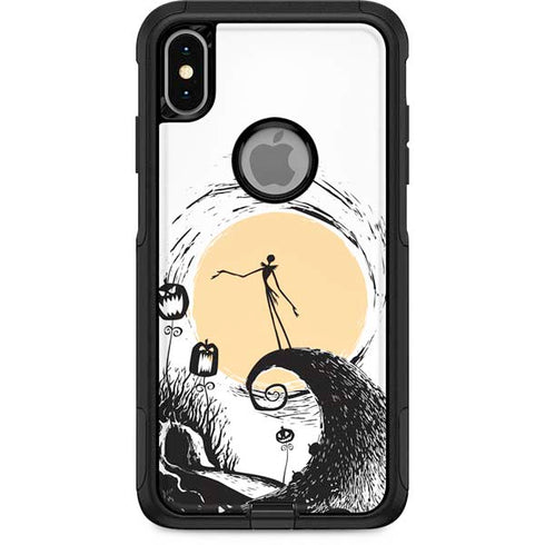 Disney The Nightmare Before Christmas Jack on Spiral Hill Art Otterbox Commuter iPhone Skin