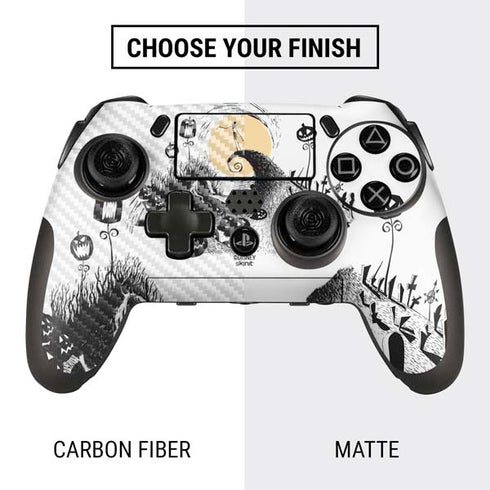 Disney The Nightmare Before Christmas Jack on Spiral Hill Art PlayStation Scuf Vantage 2 Controller Skin