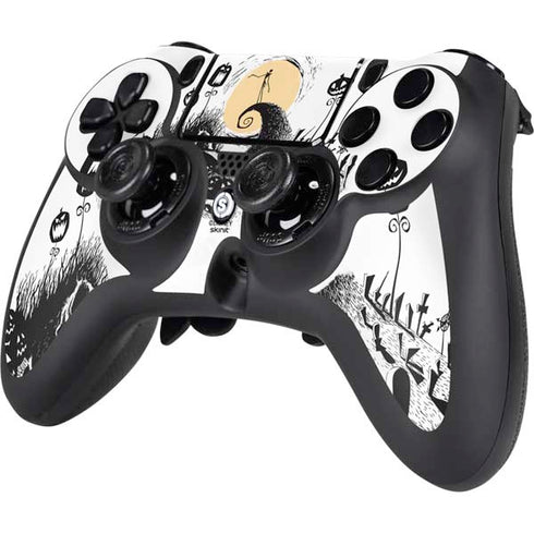 Disney The Nightmare Before Christmas Jack on Spiral Hill Art PS4/PC SCUF Impact Controller Skin