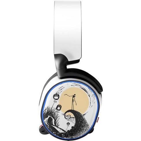 Disney The Nightmare Before Christmas Jack on Spiral Hill Art SteelSeries Arctis 3 Skin