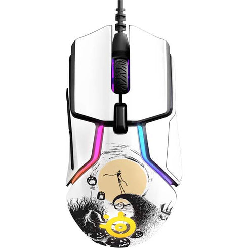 Disney The Nightmare Before Christmas Jack on Spiral Hill Art SteelSeries Rival 600 Gaming Mouse Skin