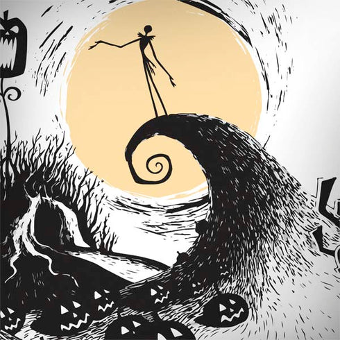 Disney The Nightmare Before Christmas Jack on Spiral Hill Art Surface Book 2 15in Skin