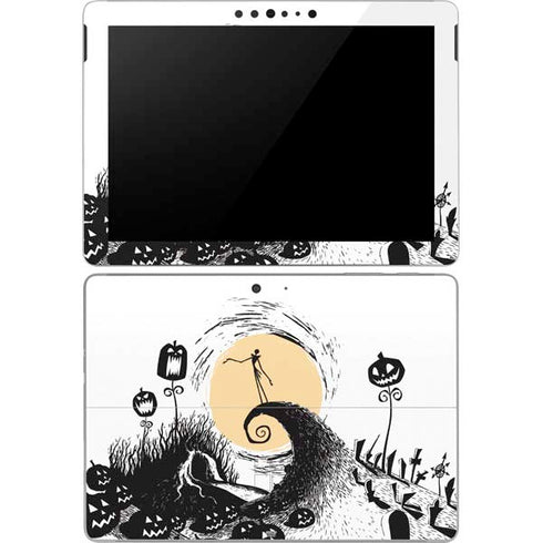 Disney The Nightmare Before Christmas Jack on Spiral Hill Art Surface Go Skin