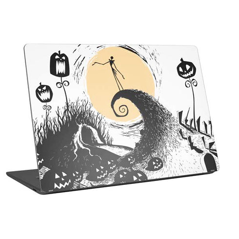 Disney The Nightmare Before Christmas Jack on Spiral Hill Art Universal Laptop 11in (8.8 x 6.2in) Skin