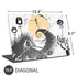 Disney The Nightmare Before Christmas Jack on Spiral Hill Art Universal Laptop 16.6in (13.4 x 9.7in) Skin