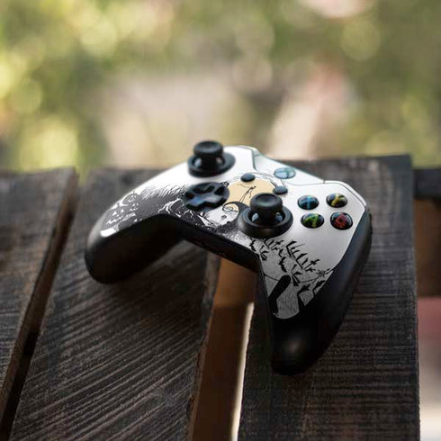 Disney The Nightmare Before Christmas Jack on Spiral Hill Art Xbox One Elite Controller Skin