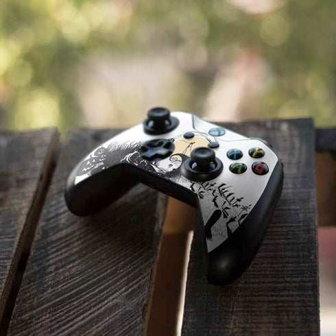 Disney The Nightmare Before Christmas Jack on Spiral Hill Art Xbox One S All-Digital Edition Bundle Skin