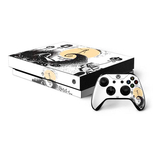 Disney The Nightmare Before Christmas Jack on Spiral Hill Art Xbox One X Bundle Skin
