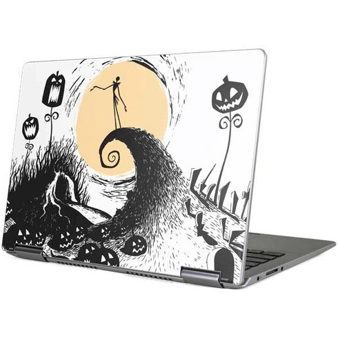 Disney The Nightmare Before Christmas Jack on Spiral Hill Art Yoga 710 14in Skin