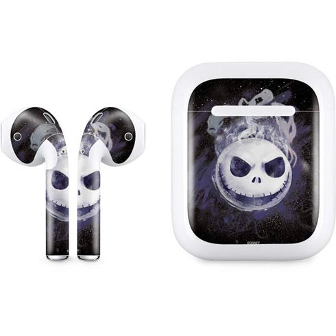 Disney The Nightmare Before Christmas Jack Skellington Face Art Apple AirPods Skin