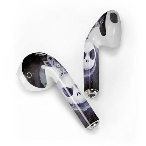 Disney The Nightmare Before Christmas Jack Skellington Face Art Apple AirPods Skin