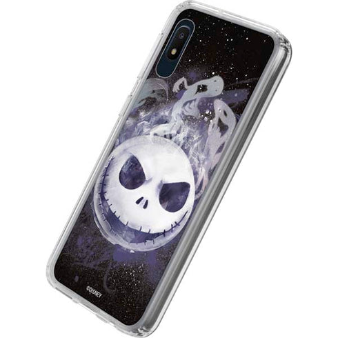 Disney The Nightmare Before Christmas Jack Skellington Face Art Galaxy A10e Clear Case