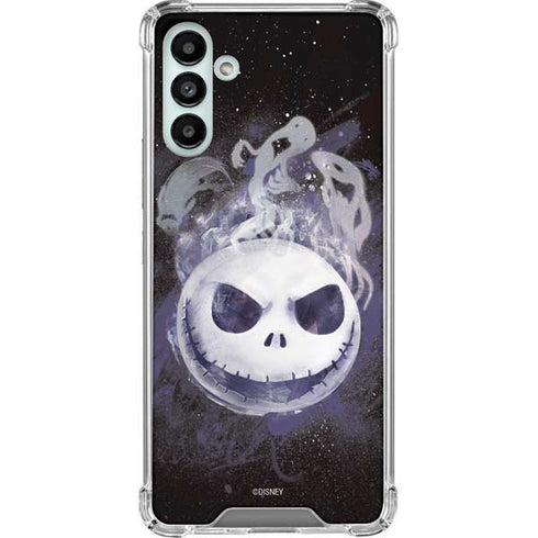 Disney The Nightmare Before Christmas Jack Skellington Face Art Galaxy A13 5G Clear Case