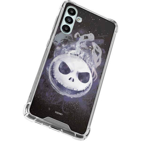 Disney The Nightmare Before Christmas Jack Skellington Face Art Galaxy A13 5G Clear Case