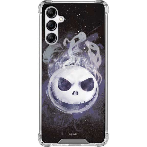 Disney The Nightmare Before Christmas Jack Skellington Face Art Galaxy A14 5G Clear Case